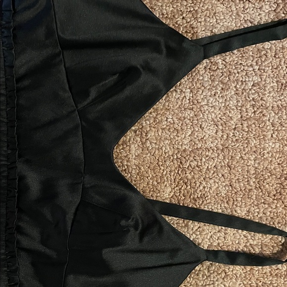 French Connection 2 Elegant Black Y2K Midi Dress NWOT - Picture 4 of 8